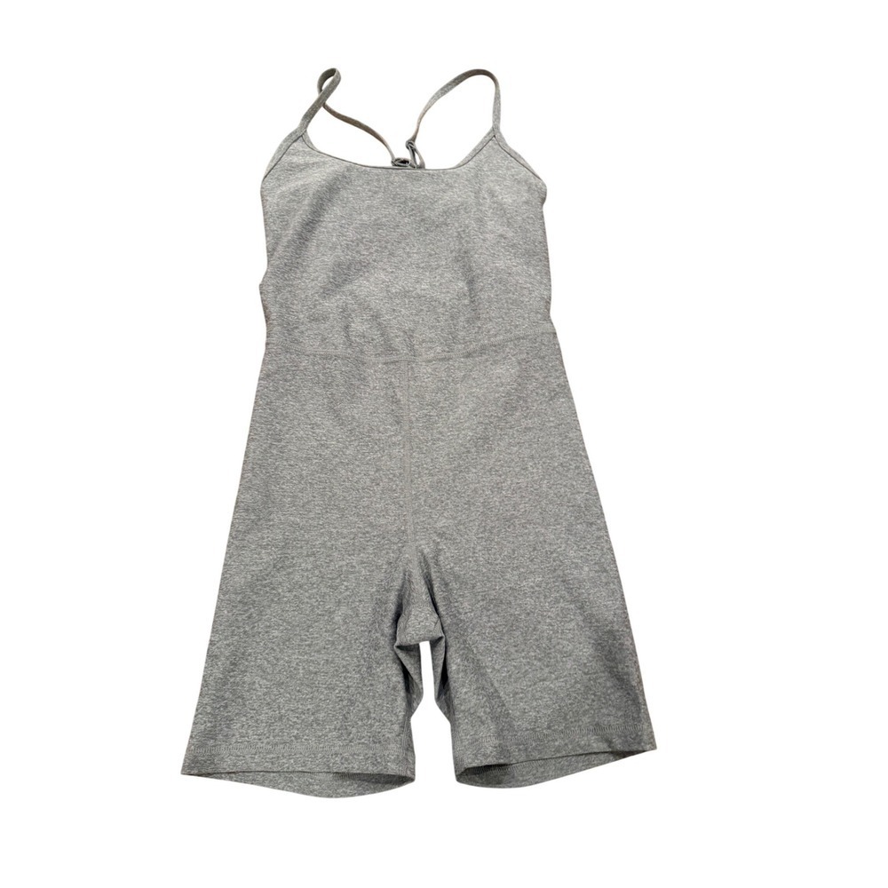 Old Navy Active Cloud+ Go-Dry Bodysuit Gray Athletic Romper XS